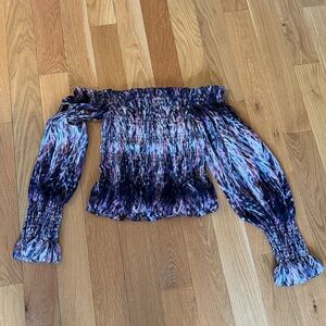 All Saints Lara Pembury Long Sleeve Top Size 0 (Small)